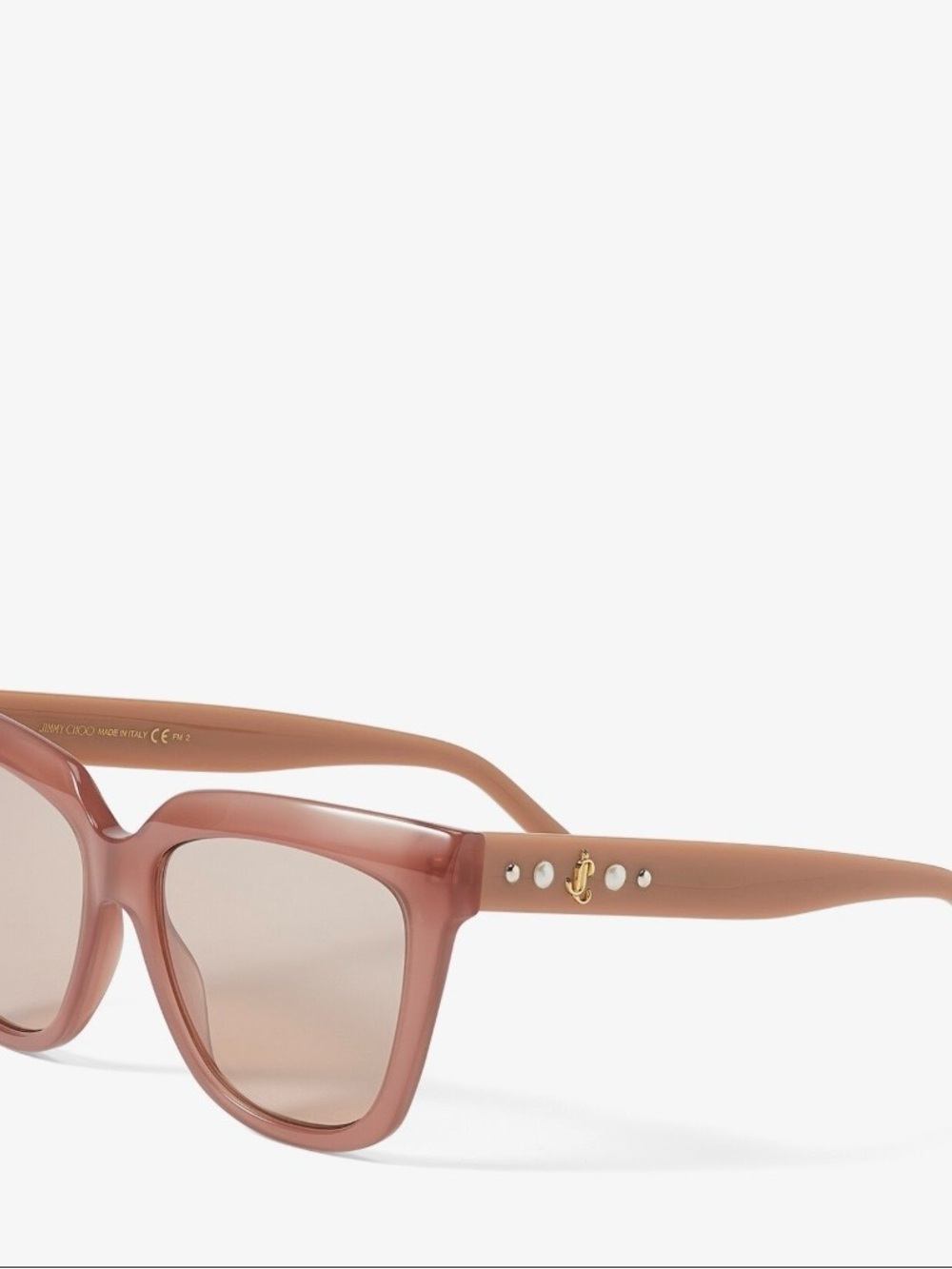 Jimmy Choo Julieka opal nude sunglasses